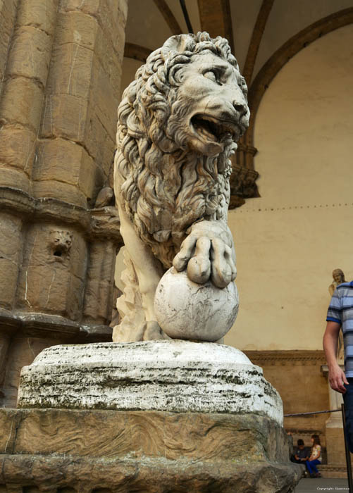 Loggia dei Lanzi Firenze / Italië 