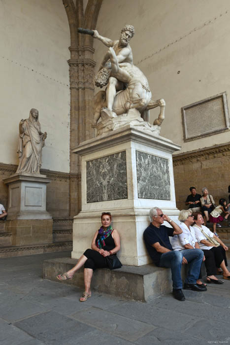 Loggia dei Lanzi Firenze / Italia 