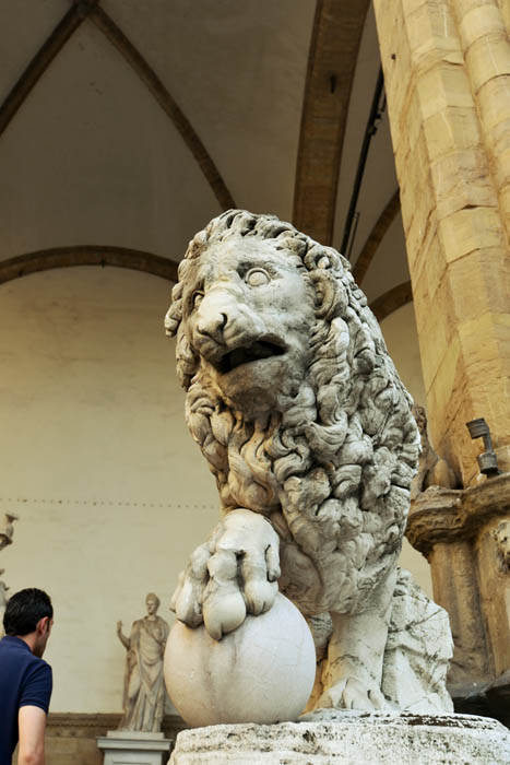 Loggia dei Lanzi Firenze / Italië 