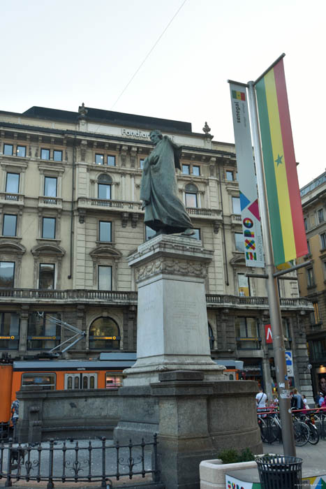Giuseppe Parini's statue Milan (Milano) / Italia 