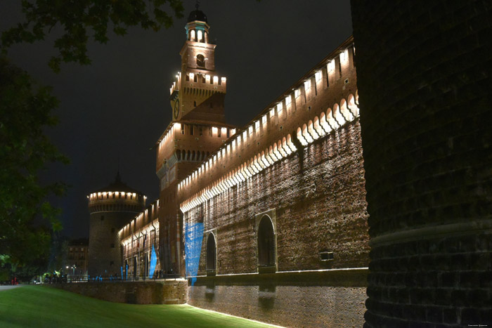 Kasteel Sforzesco Milaan / Italië 