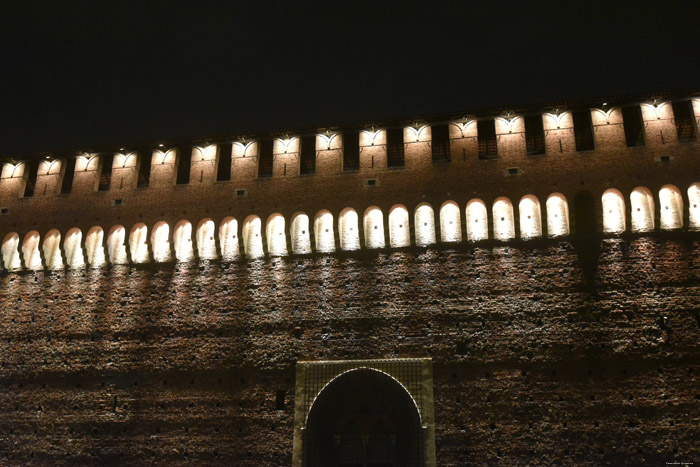 Kasteel Sforzesco Milaan / Italië 