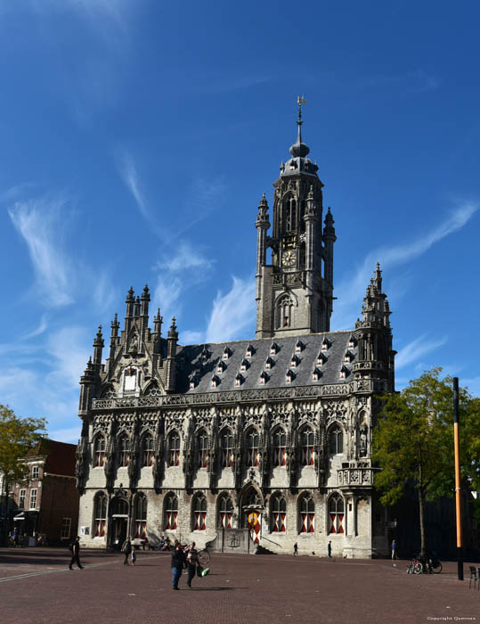 City Hall and Meathall Middelburg / Netherlands 