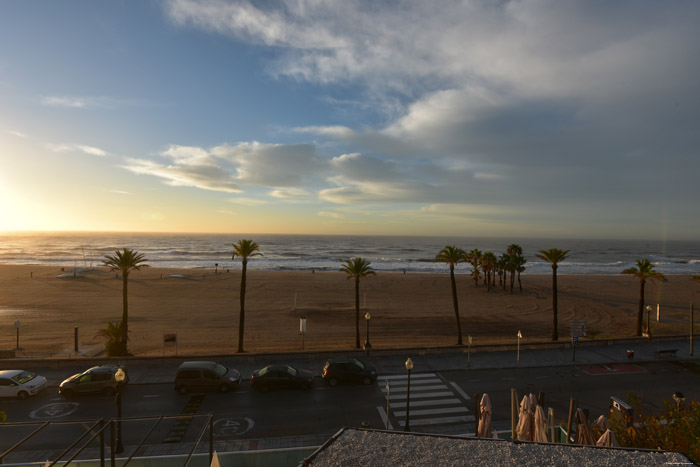 Beach View from Nuba Hotel Coma-Ruga / Spain 