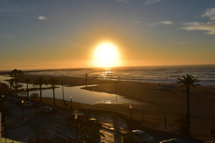 Beach View from Nuba Hotel Coma-Ruga / Spain 