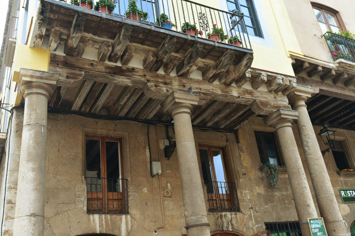 Oude huizen Tarragona / Spanje 