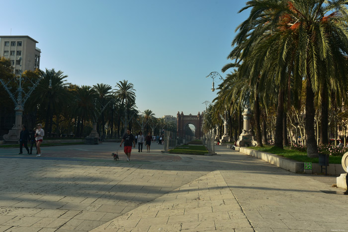 Passeig de Lluis Companys Barcelona / Spanje 