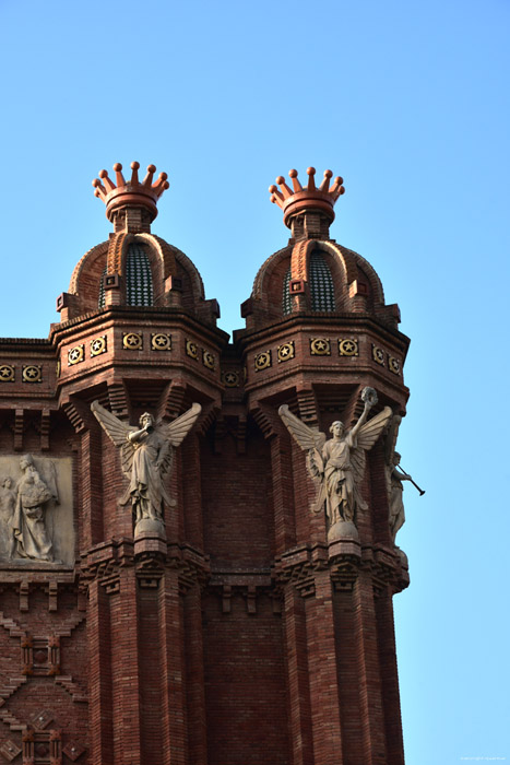 Triumphal Arch Barcelona / Spain 