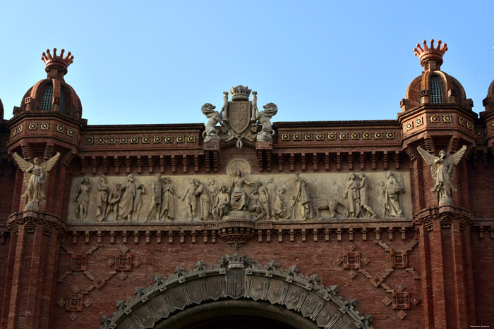 Triumphal Arch Barcelona / Spain 