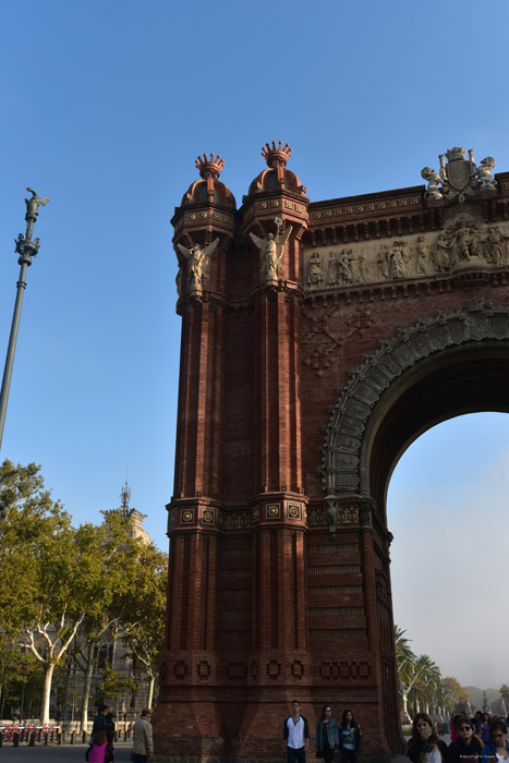 Triumphal Arch Barcelona / Spain 