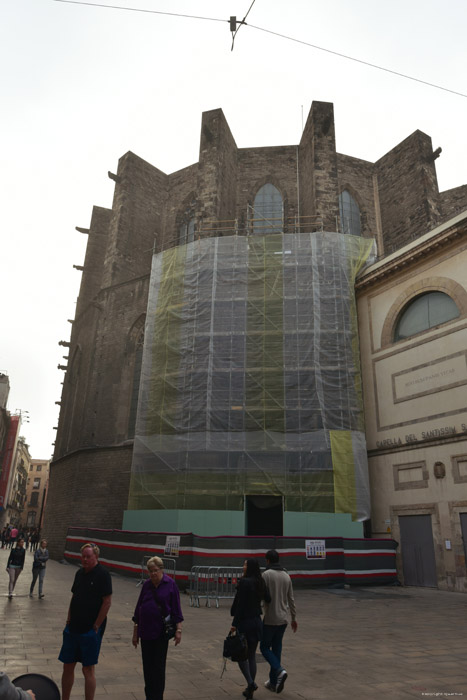 Saint Mary  of the Sea church (Santa Maria del Mar) Barcelona / Spain 