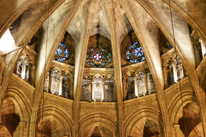 Heilig Kruiskathedraal Barcelona / Spanje 