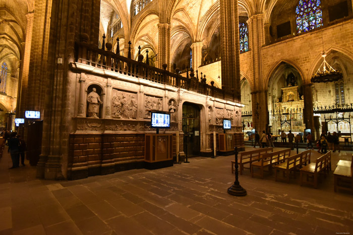 Cathdrale de la Crois Sainte Barcelona / Espagne 