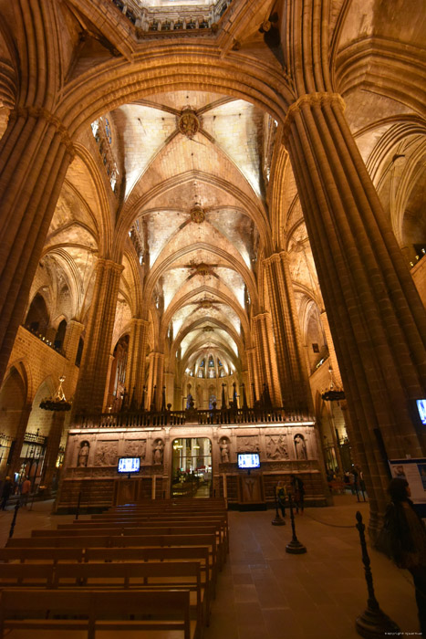 Heilig Kruiskathedraal Barcelona / Spanje 