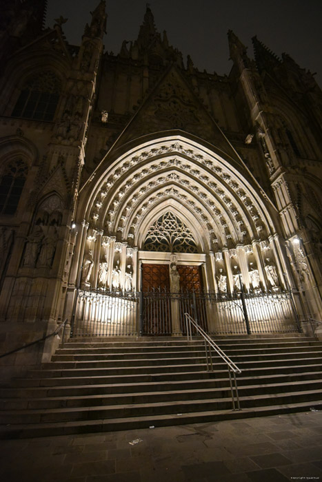 Heilig Kruiskathedraal Barcelona / Spanje 