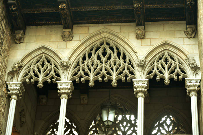 Gothic Bridge (Puente Gtico) Barcelona / Spain 