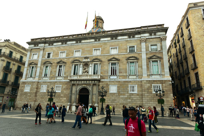 Paleis van het Bestuur van Cataloni Barcelona / Spanje 