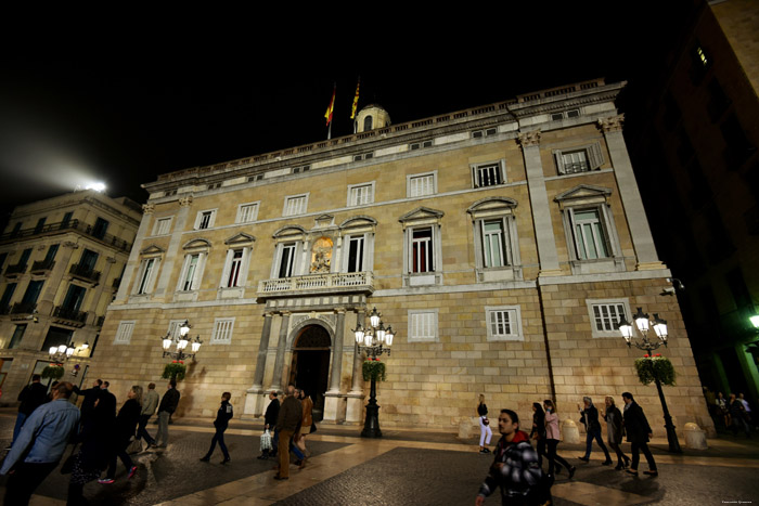 Paleis van het Bestuur van Cataloni Barcelona / Spanje 