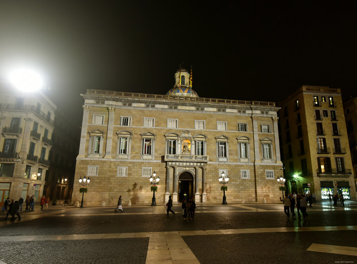 Paleis van het Bestuur van Cataloni Barcelona / Spanje 