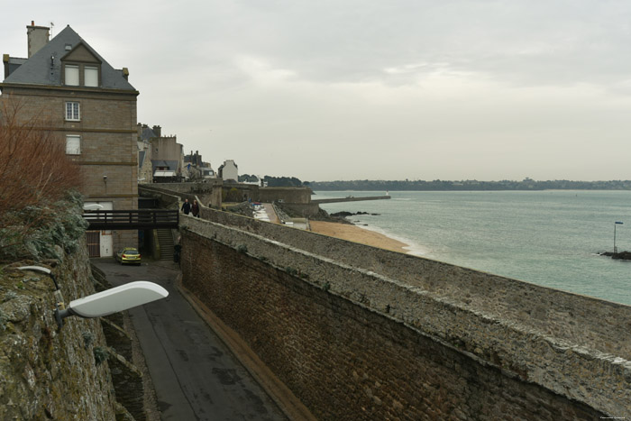 Stadsomwalling Noord-Westen Saint-Malo / FRANKRIJK 
