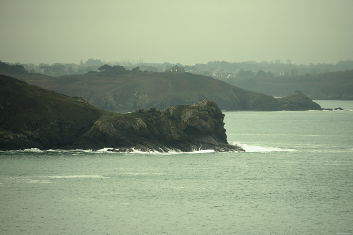 View on Coastal line from Pointe du Grouin La Broustire / FRANCE 