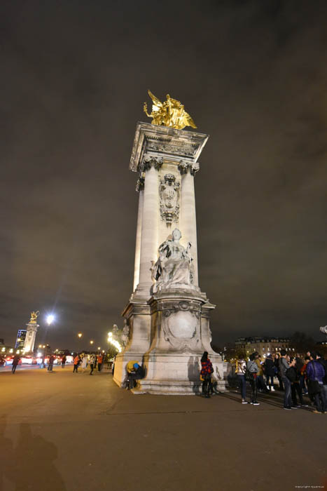 Pont Alexandre III Paris / FRANCE 