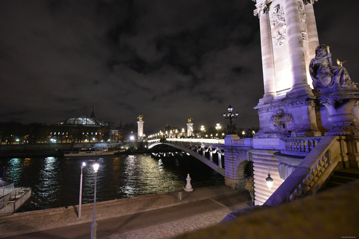 Alexander III brug Parijs in Paris / FRANKRIJK 