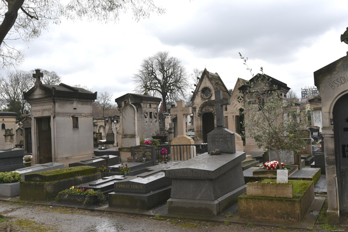 Montparnasse Kerkhof Parijs in Paris / FRANKRIJK 