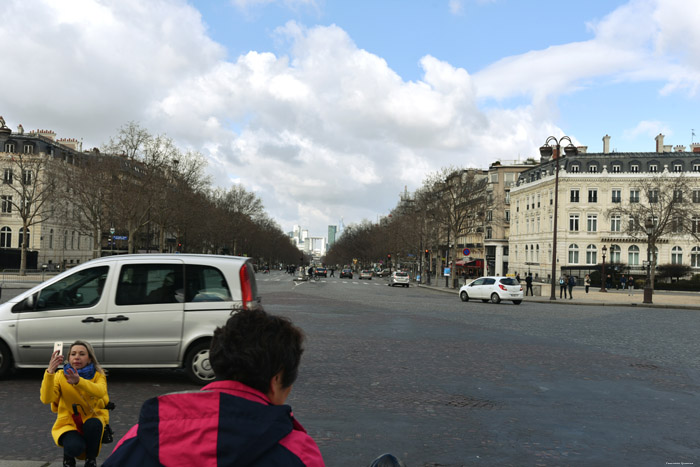 View on Avenue de la Grande Arme Paris / FRANCE 