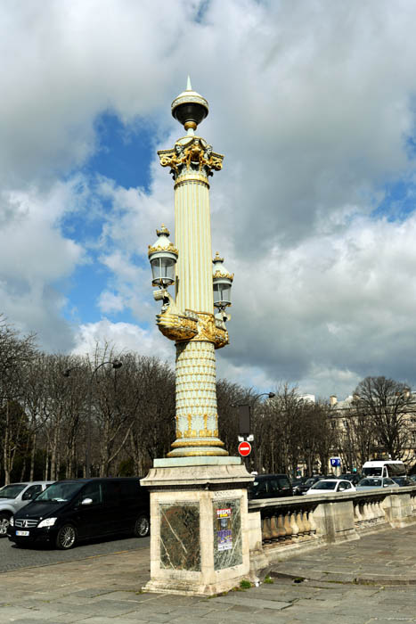Straatverlichting Parijs in Paris / FRANKRIJK 