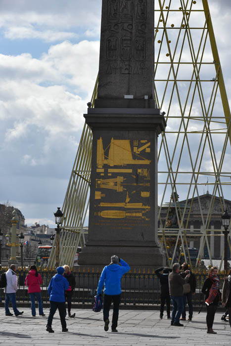 Obelisk van Luxor Parijs in Paris / FRANKRIJK 