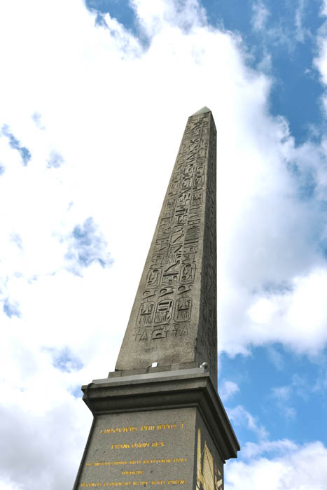 Obelisk van Luxor Parijs in Paris / FRANKRIJK 