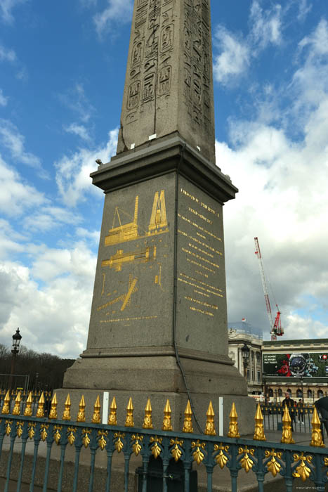 Obelisk van Luxor Parijs in Paris / FRANKRIJK 