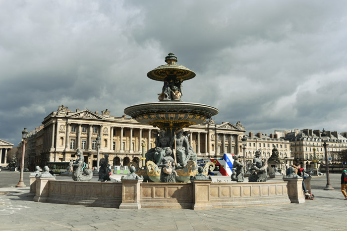 Fountain of the Streams (des Fleuves) Paris / FRANCE 