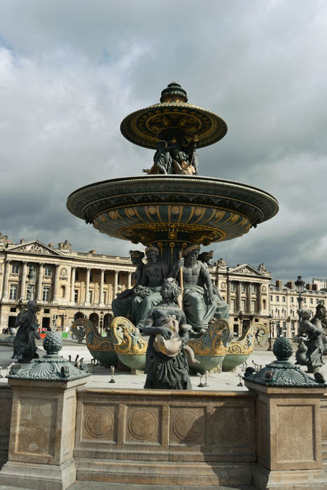 Fountain of the Streams (des Fleuves) Paris / FRANCE 