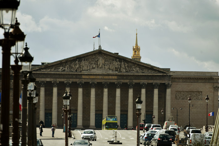 Bourbon paleis Parijs in Paris / FRANKRIJK 