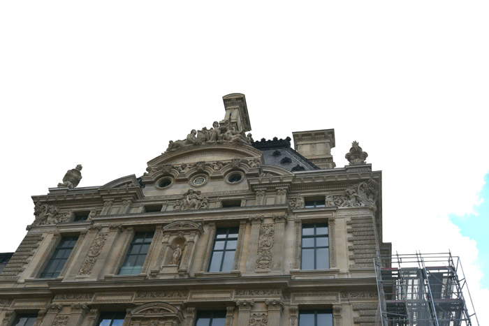 Gebouw Parijs in Paris / FRANKRIJK 