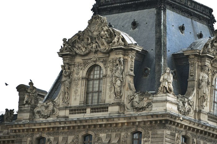 Louvre Parijs in Paris / FRANKRIJK 