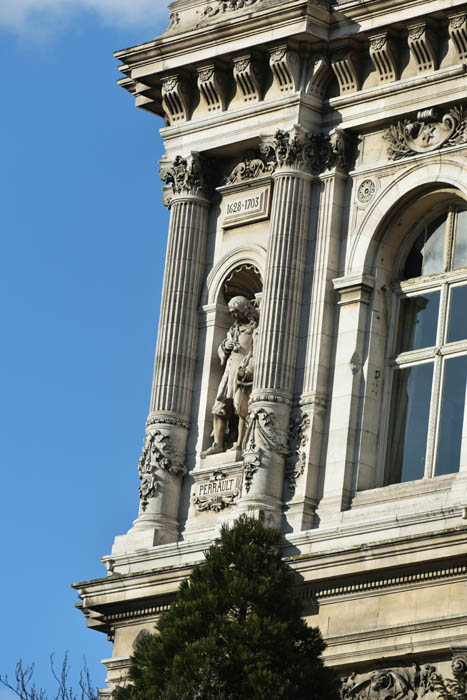 Stadhuis Parijs in Paris / FRANKRIJK 