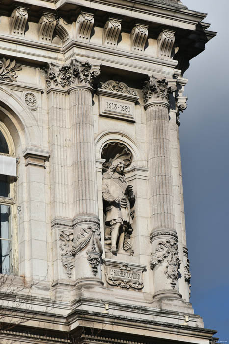 Stadhuis Parijs in Paris / FRANKRIJK 