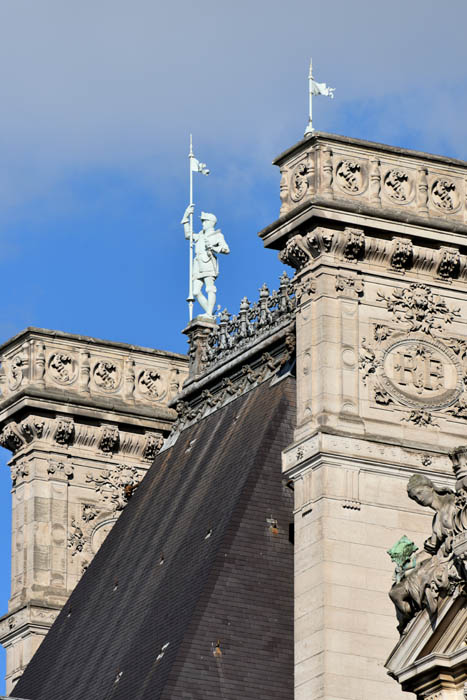 Stadhuis Parijs in Paris / FRANKRIJK 