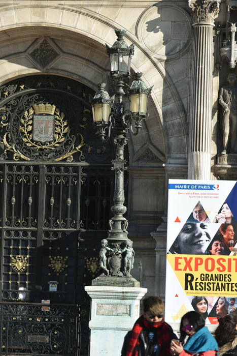 Stadhuis Parijs in Paris / FRANKRIJK 