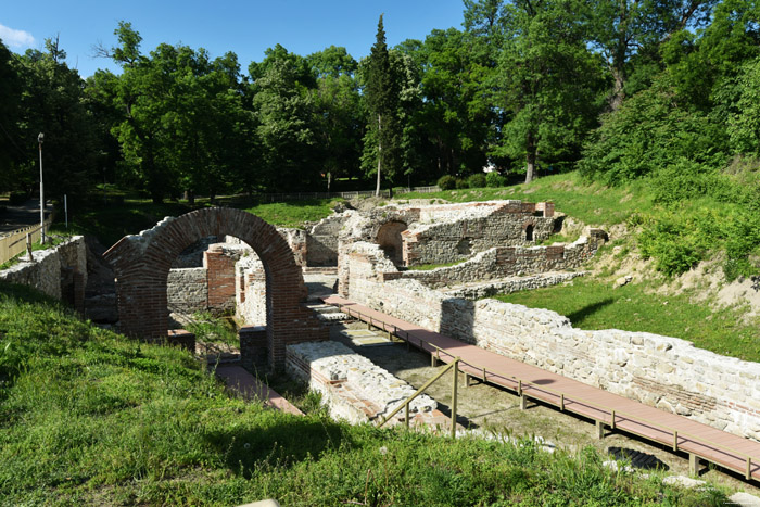 Opgraving Hisarya / Diocletianopolis / Bulgarije 