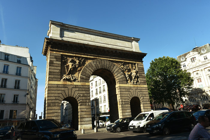 Porte Saint Martin Paris / FRANCE 