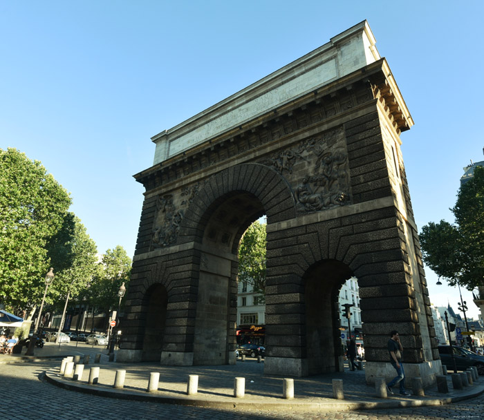 Porte Saint Martin Paris / FRANCE 