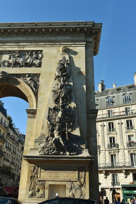Sint Denis Poort Parijs in Paris / FRANKRIJK 
