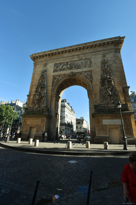 Sint Denis Poort Parijs in Paris / FRANKRIJK 