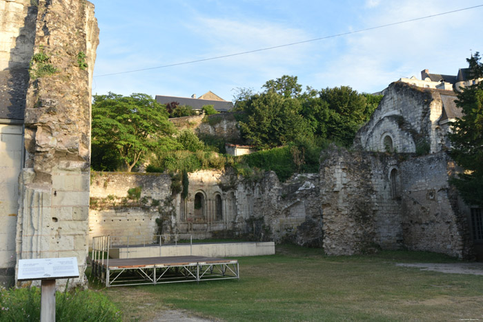 Former Saint Peter's church and Saint Nicolas' Nobilis Priory Montreuil-Bellay / FRANCE 