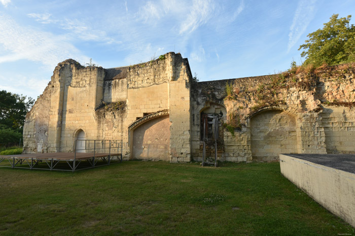 Vroegere Sint-Petruskerk en Abdij Sint-Nicolaas Nobilis Montreuil-Bellay / FRANKRIJK 