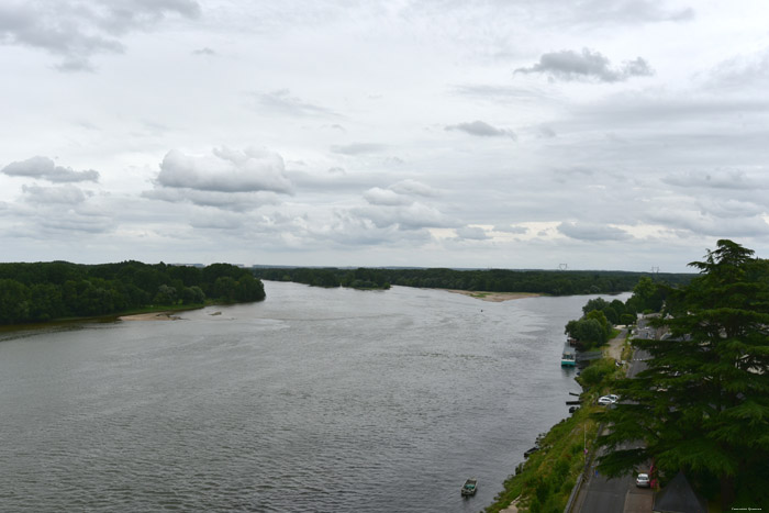 View on the Loire River Montsoreau / FRANCE 